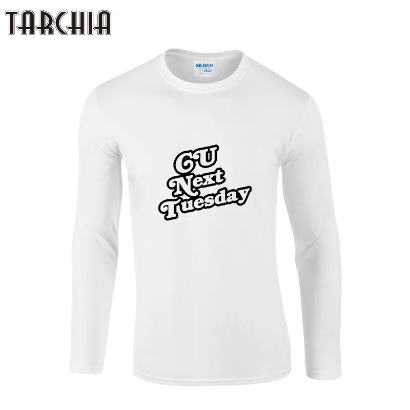 Футболка TARCHIA мужская с круглым вырезом модная тенниска из хлопка майка цвет