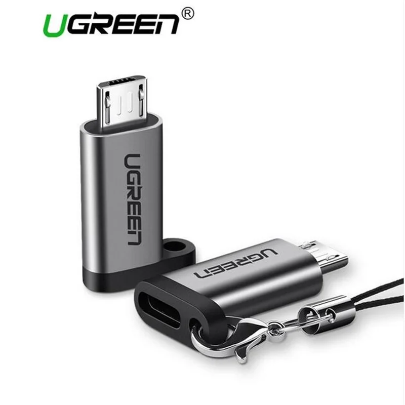 

Ugreen usb type c to micro usb adapter for Samsung s7 s6 huawei xiaomi red note 5 usb c charging cable converter Android charger