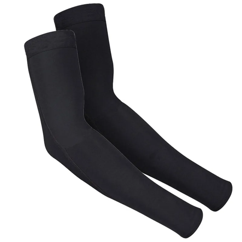 New Men Cycling Running Bicycle UV Sun Protection Cuff Cover Protective Black Yellow Blue Bike Sport Arm Warmers Sleeves 5
