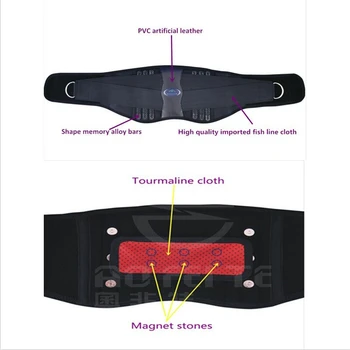 

2018 Working Lumbar Belt Waist Support Lower Back Brace Workers Waist Protector for Back Spine Pain Relief Self-heating Y012