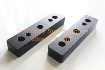 

Spacer block Aluminium CNC machining black anodized 2pcs/lot