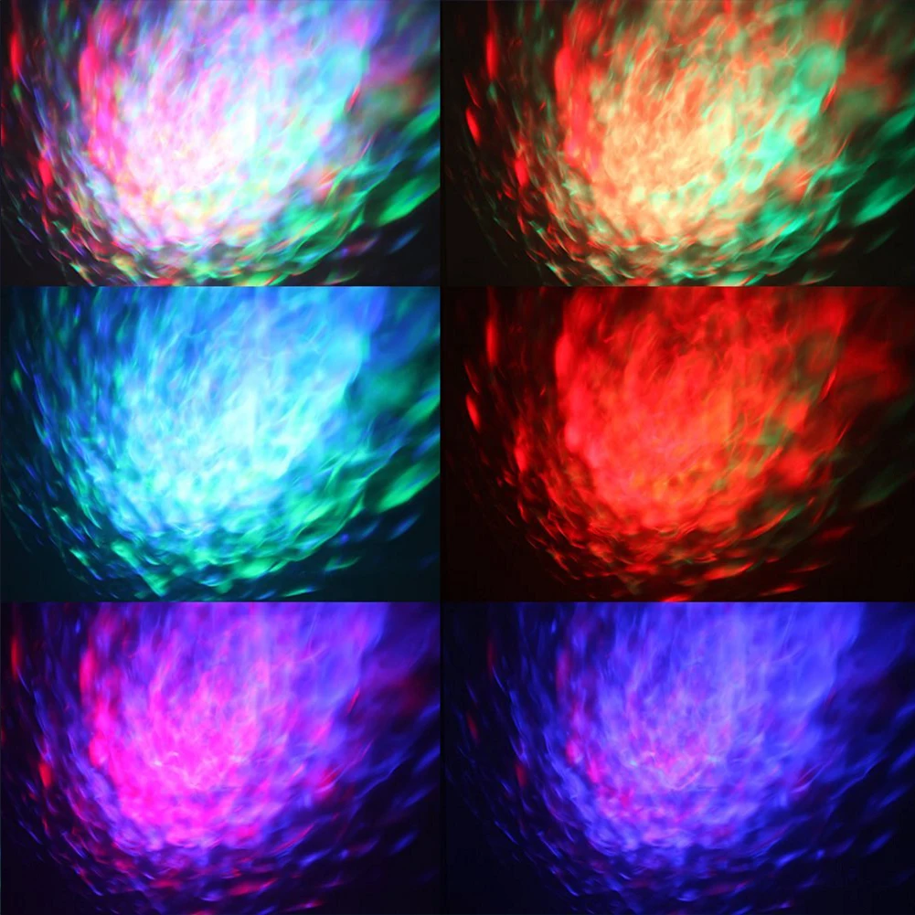 Мини RGB светодиодный лазерный проектор дискотека свет Голосовая активация