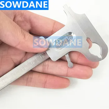 

High Quality and Precision Dental Orthodontic Instrument Orthodontic Bracket Brace Positioning Gauge Caliper Labor Ruler