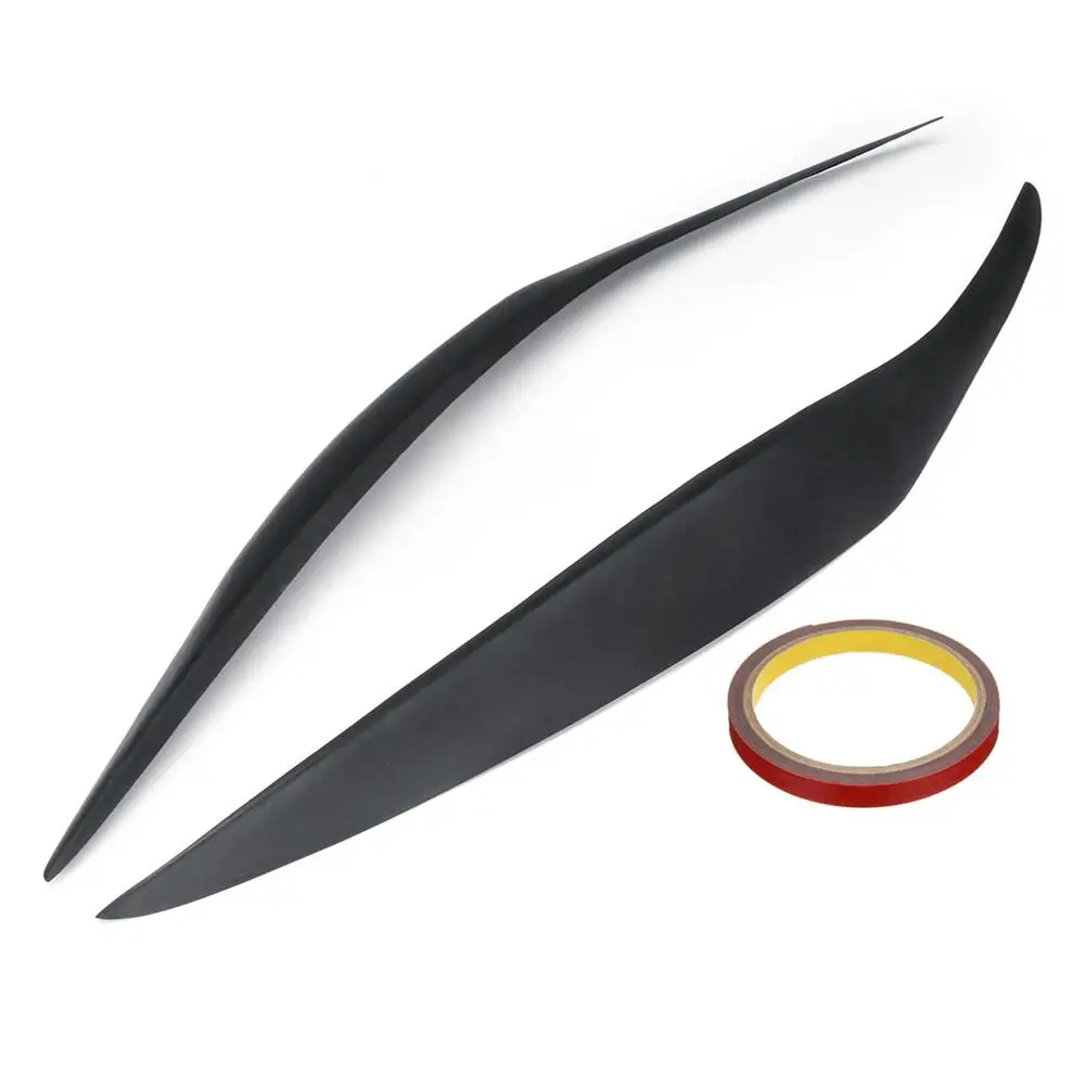 

1Pair Car Front Headlight Cover Sticker Facelift Eyebrows Eyelids For Ford Fiesta MK 7.5