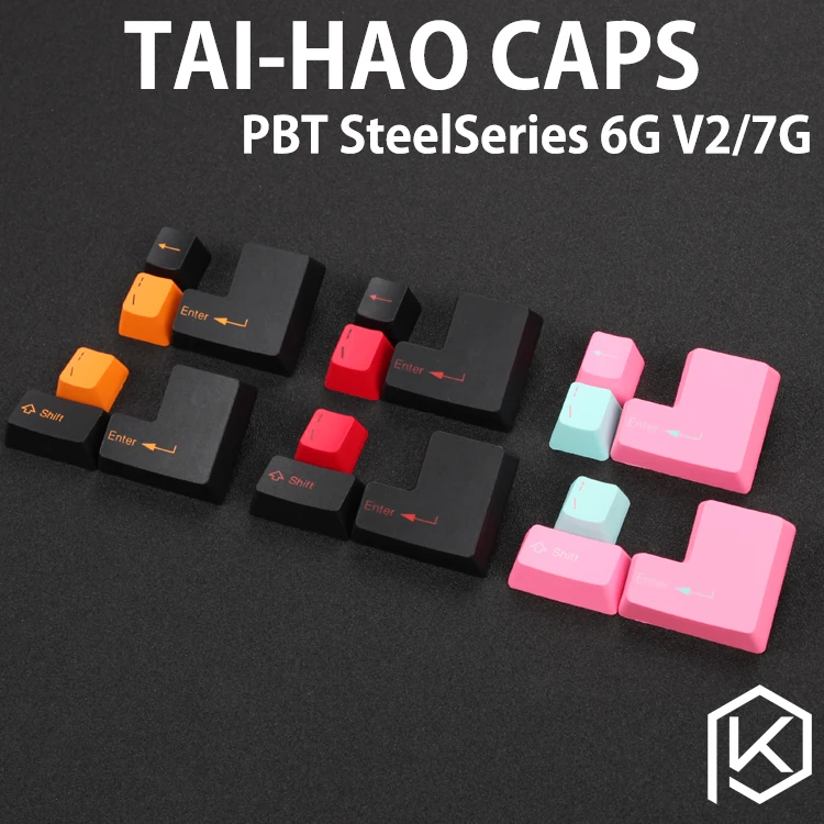 Taihao pbt двойной выстрел колпачки модификатор для Механическая клавиатура steelseries 6g v2 7g Майами diablo черный orange красная большая задница Войти