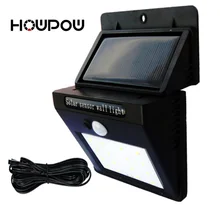 HOWPOW Separable 20/30LEDs PIR Motion Sensor Solar Garden light Bulbs Waterproof Solar Outdoor Wall light Security Night lamp