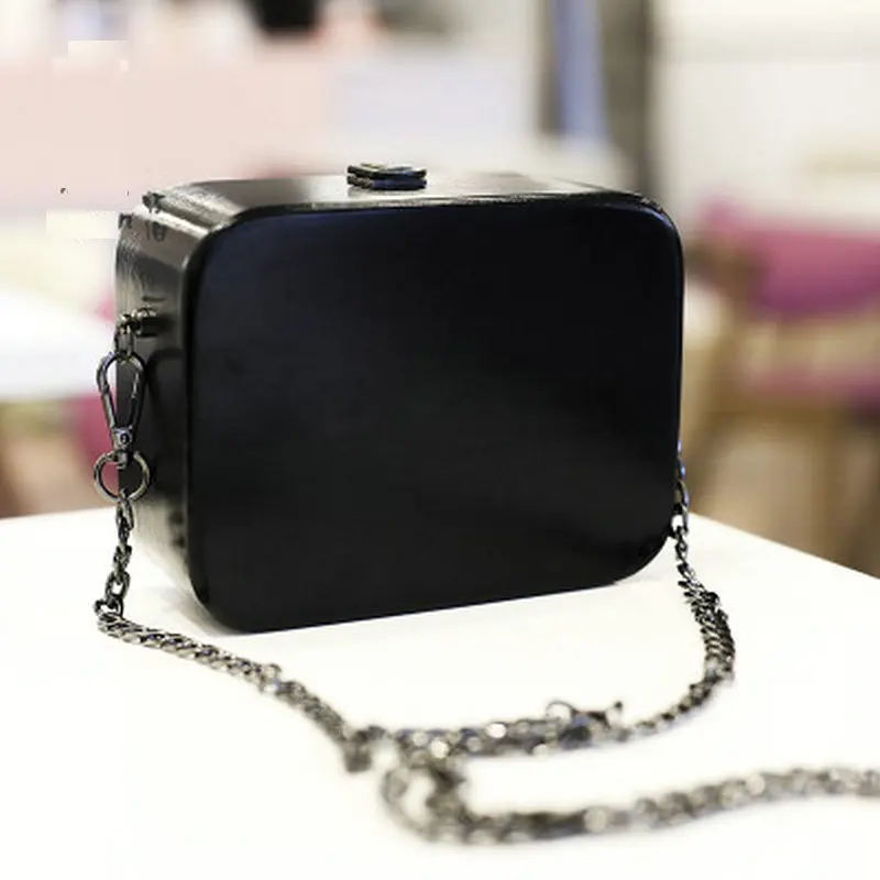 

Trong original handmade arbor wooden handbag women's retro style lxury shoulder bag wallet chain purse minimalistic clutch