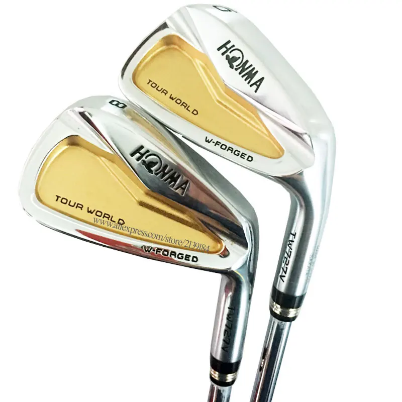 New Cooyute Golf Clubs HONMA TW727V Golf irons set 4 10 gold irons