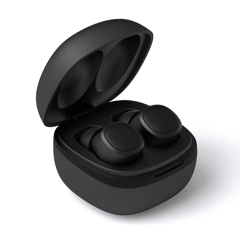 

T1X Wireless Earphone Bluetooth 5.0 TWS Dual Microphone Stereo Headset IPX7 Waterproof With Portable 600mAh Charging Case
