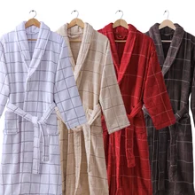 100% Cotton Mens Bathrobe Thick Warm Winter Night Dressing Gown Plus Size XXL Towel Fleece Bath Robe Lounge Homme Kimono Robe 100% Cotton Mens Bathrobe Thick Warm Winter Night Dressing Gown Plus Size XXL Towel Fleece Bath Robe Lounge Homme Kimono Robe