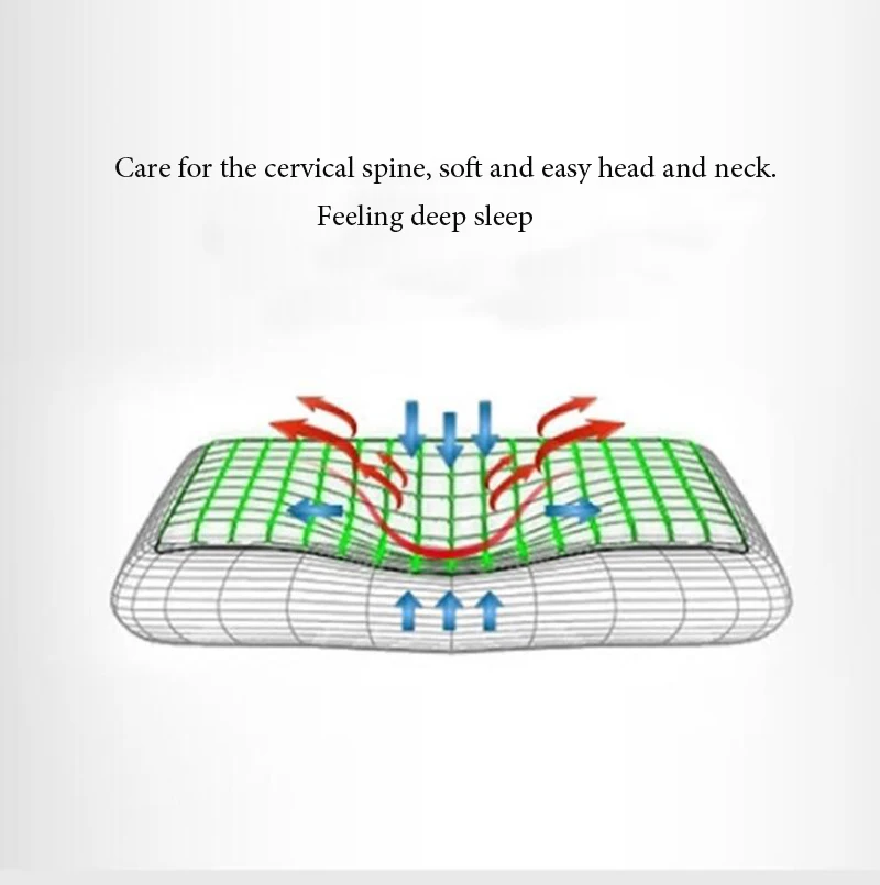 Пены памяти роскоши охлаждение анти храп гелевая Подушка сбоку сна подушка с эффектом памяти