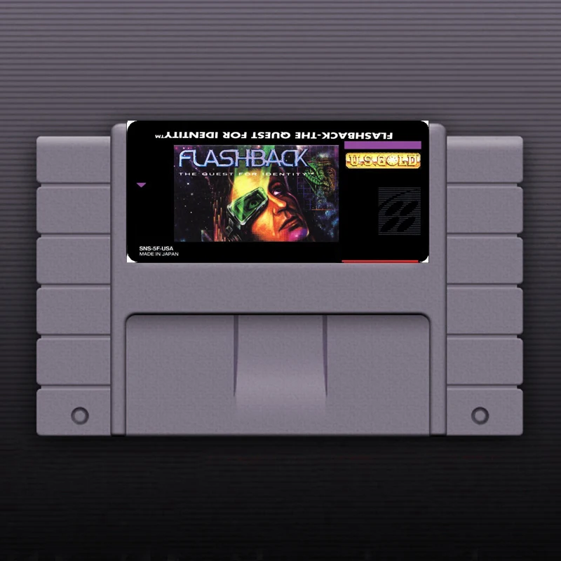 

Flashback 16 Bit Big Gray Game Card For NTSC Game Player