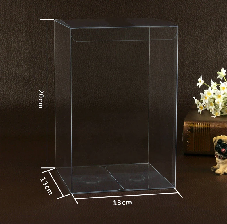 

30pcs 13*13*20cm clear plastic pvc box packing boxes for gifts/chocolate/candy/cosmetic/cake/crafts square transparent pvc Box