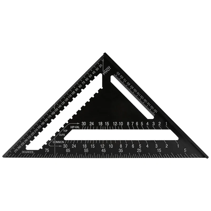 

Metric System Triangle Angle Speed Square Building Rafter Protractor Miter Ruler