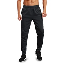 Для мужчин полный Jogger треккинговые эластичные повседневные брюки для фитнеса обтягивающие Лоскутные Брюки Мужская спортивная одежда