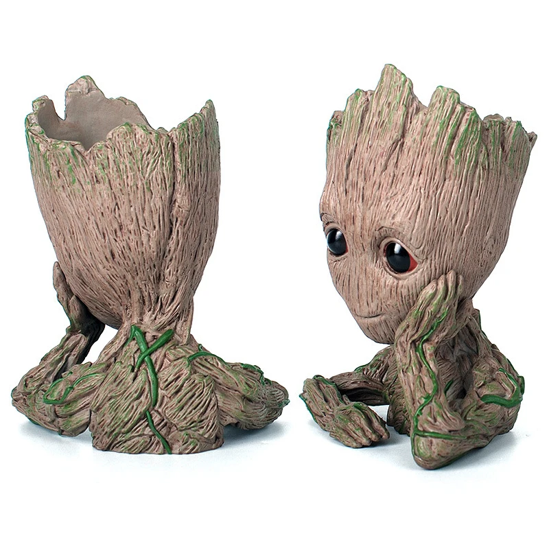 Tree baby Groot flower pot, Tree pen holder, Action Figures Tree Man Cute Model Toy Pen Pot Garden Flower Planter Pot Tree baby Groot flower pot, Tree pen holder, Action Figures Tree Man Cute Model Toy Pen Pot Garden Flower Planter Pot