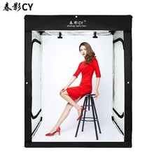 LED studio softbox kit box camera to take pictures 80cm*120cm *160cm clothing cabinet props still life studio equipment CD50