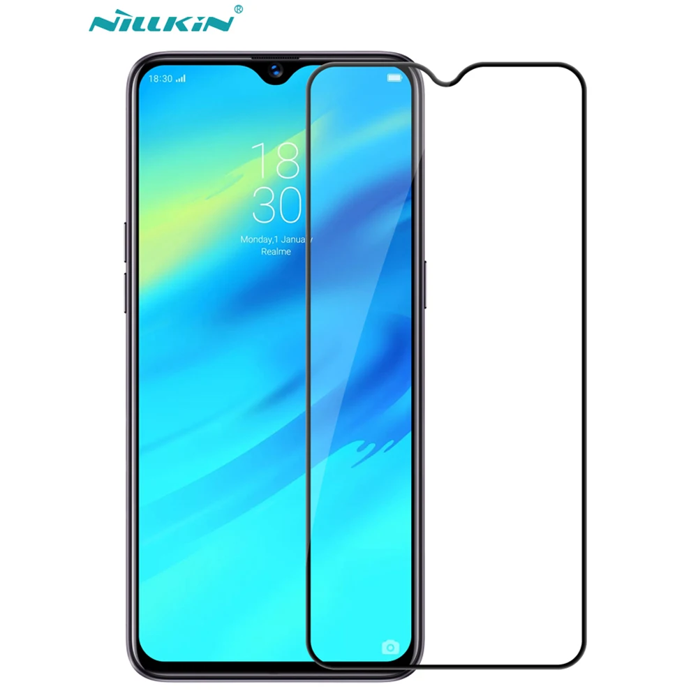 

OPPO Realme X Lite Glass Realme 3 Pro Tempered Glass Screen Protector Nillkin CP+ Full Glue Cover Glass For OPPO Realme X Lite