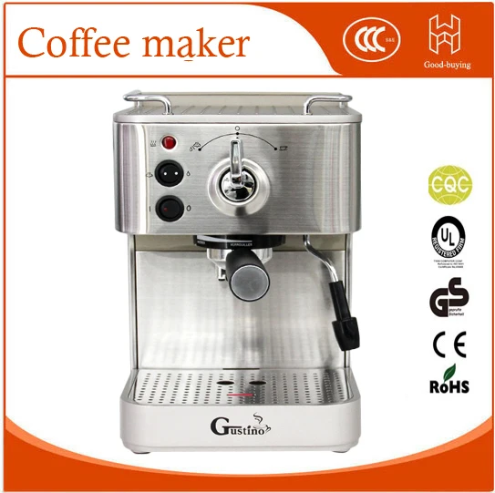 Gustino 19bar Semi Automatic Coffee Maker Espresso Machine With Gustino 19bar Semi Automatic Coffee Maker Espresso Machine With Froth Milk Stainless Steel 304 Housing For