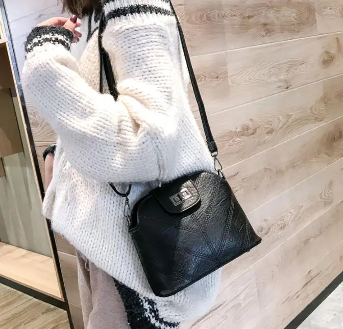 

Fashion Leather Women Bags Handbags Famous Brand Lady Waterproof Mini Shell Designer Shoulder Bag All-match Messenger Bags