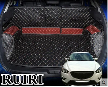 

High quality! Special trunk mats for Mazda CX-5 2016-2011 waterproof cargo liner mats boot carpets for CX5 2014,Free shipping