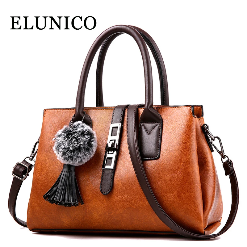 ELUNICO 2018 Summer Fashion Messenger Shoulder Bags Handbags Women Famous Brands Large Capacity ...