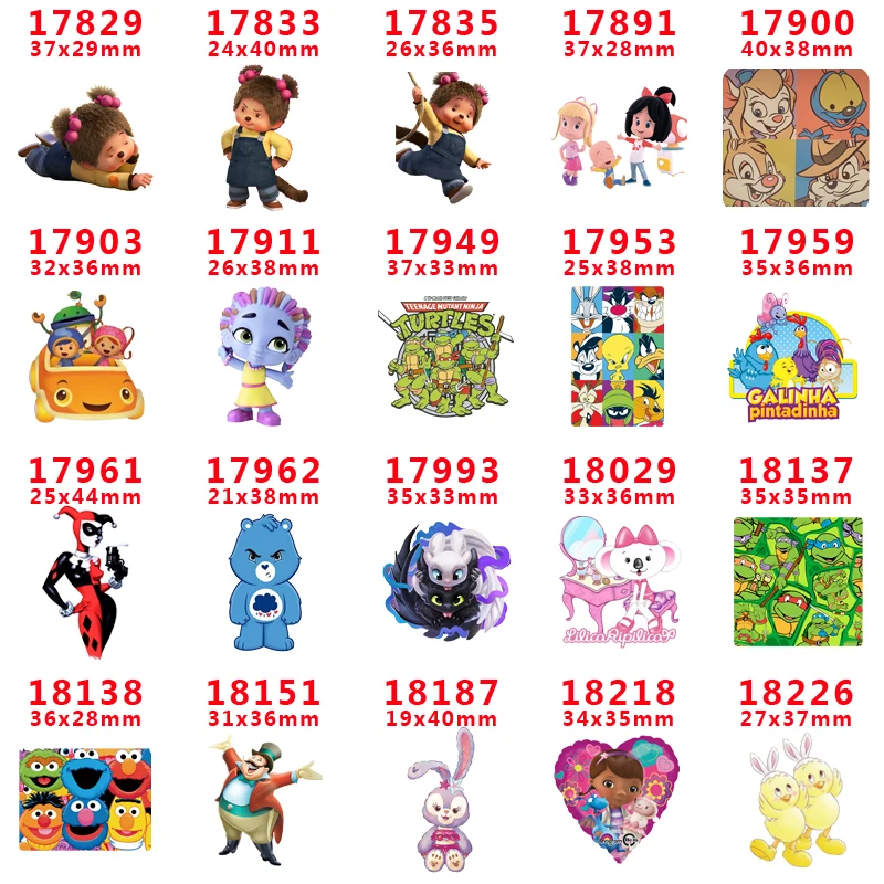 

Free shipping 30 pcs cartoon character planar resin PR 17829