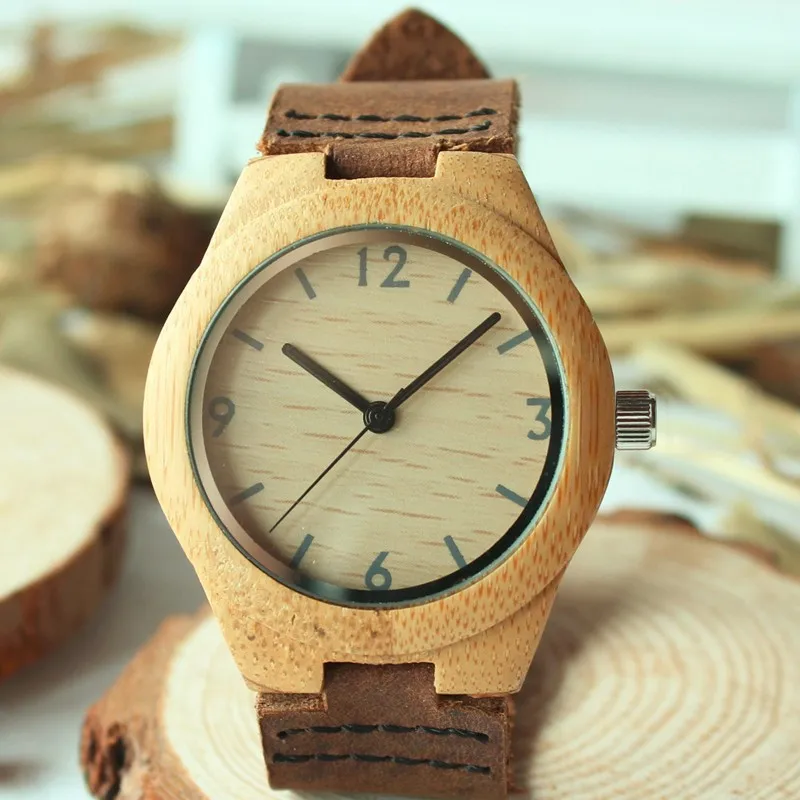 37mm BOBO BIRD Top Luxury Brand Watches Women Bamboo Watches (3)