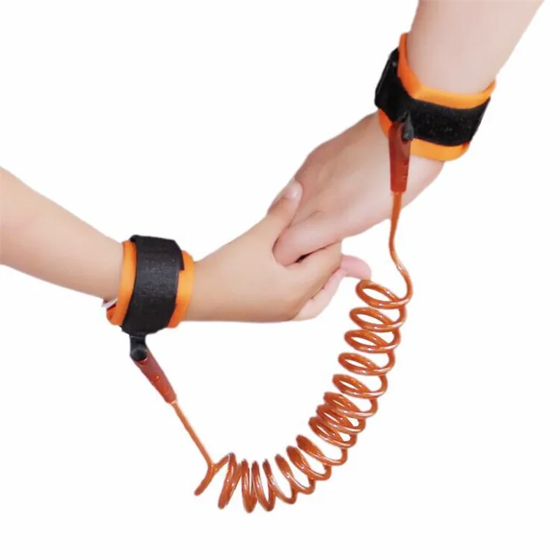 Safety Protection Children Anti-Lost TPU Steel Wire Elastic Rope Baby Anti-Take Away Leash Kids Away from the Lost Ring 1.5m12