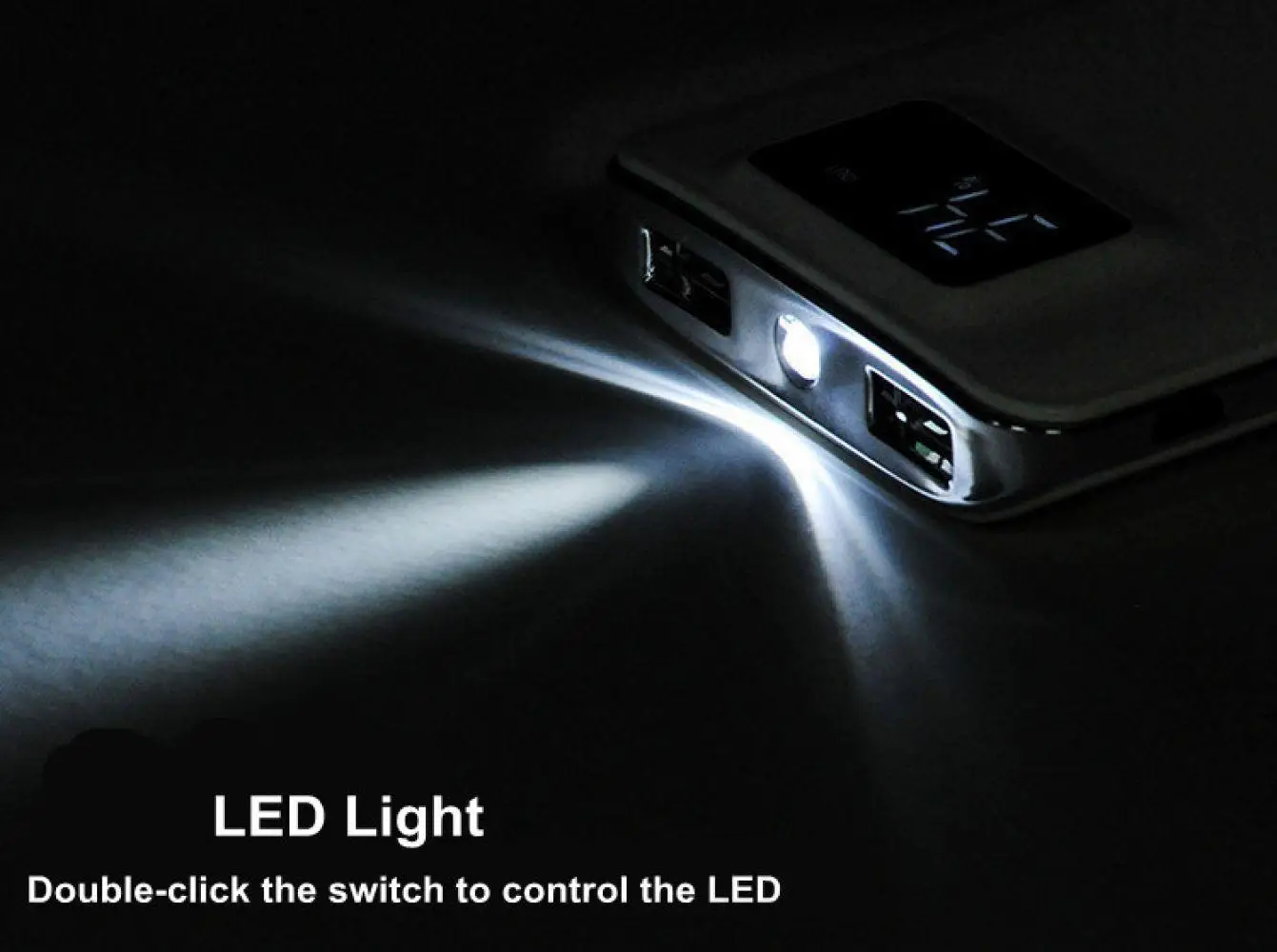 30000mAh Power Bank External Battery Pack LCD Screen Display Portable Dual USB Ports Phone Charger For iPhone Tablet Phone