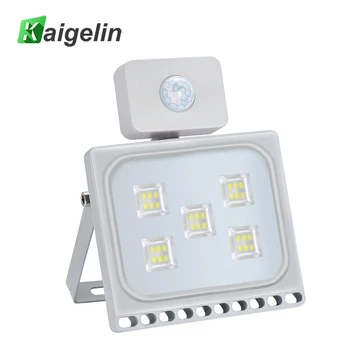 

Kaigelin 30W PIR LED Flood Light Motion Detector 220V Outdoor LED Projector Waterproof Sensor Floodlight For Garden Lighting