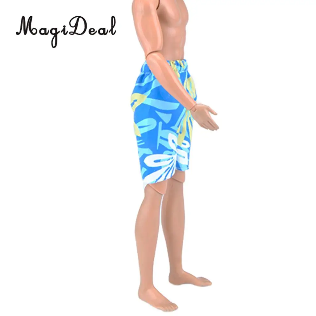 MagiDeal 2 Pieces Doll Clothes for 1/6 Scale 12 Inch Doll Summer Beach Short Pants Trousers Dress Up Clothes Accessories