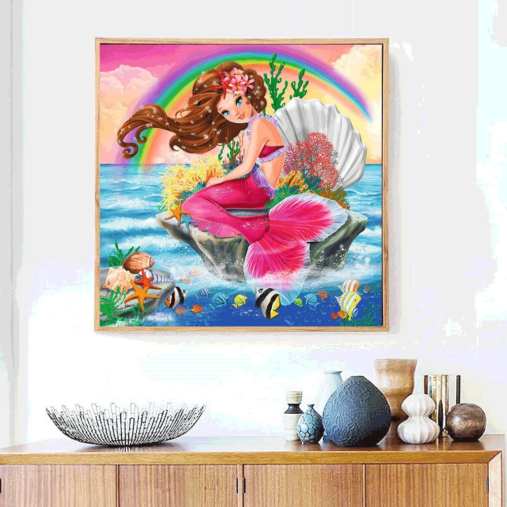 

5D Diy Diamond Painting Full Round Diamond Painting Diamond Embroidery Cartoon Diamond Mosaic Rhinestone Picture Decor Home