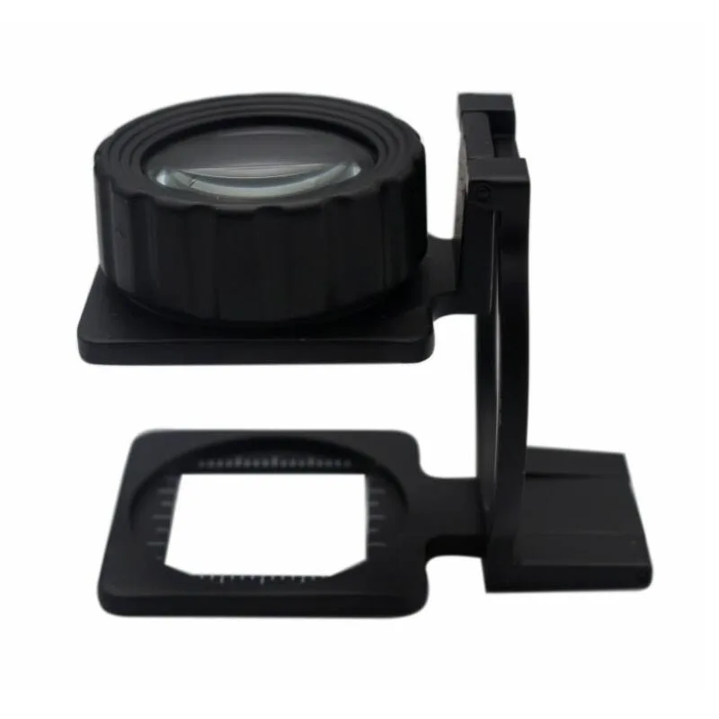 

Folding Magnifying Glass 20 Times Magnification 28mm With Scale Magnifying Glass Gear Photo Cloth Mirror Observation Tool
