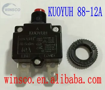 

88-12A Red button 100% KUOYUH CIRCUIT BREAKER 88 SERIES 12A 10PCS/LOT