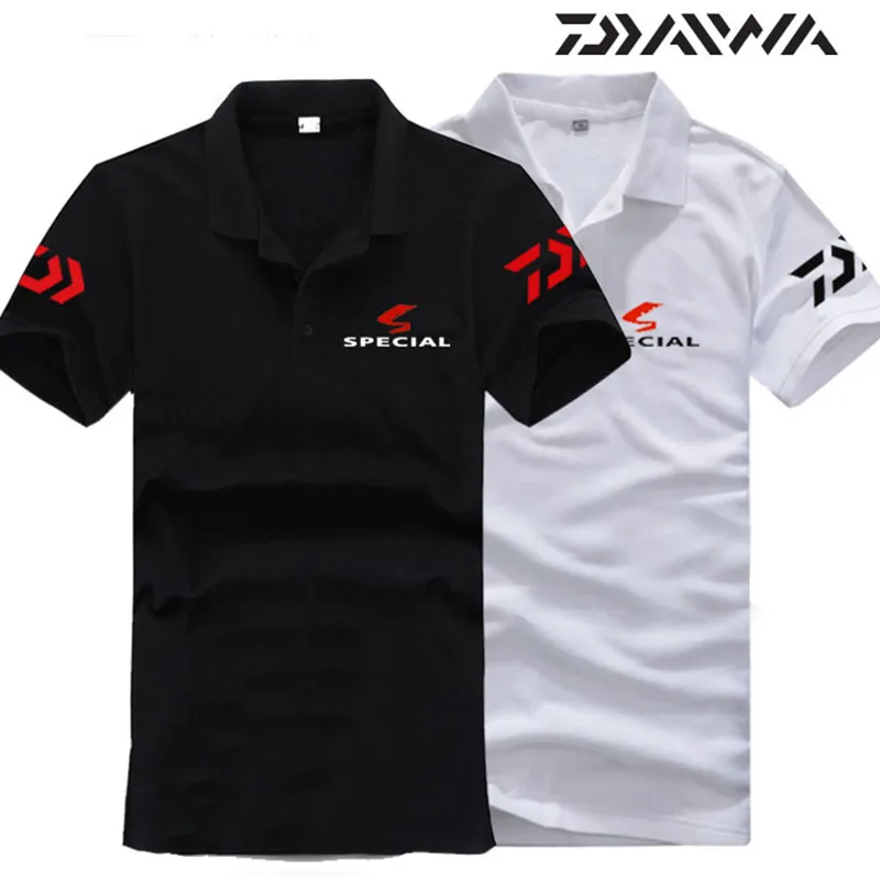 DAIWA летняя спортивная футболка для рыбалки, одежда для рыбалки с коротким рукавом, быстросохнущая дышащая одежда с защитой от УФ-лучей