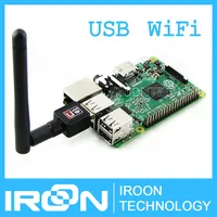 Mini 150M Raspberry PI 2 WiFi USB Adapter Dongle with antenna RTL8188CUS wireless network lan adapter,support AP,works with PC