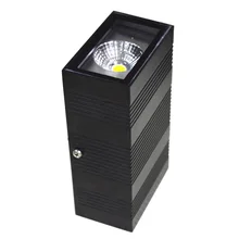 Вверх и вниз IP65 Водонепроницаемый светодиодный наружный настенный светильник для крыльца светодиодный настенный светильник кронштейн настенный светильник, 6 Вт Светодиодный светильник для крыльца