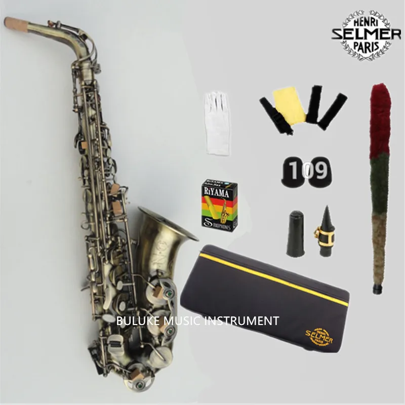 

Free Wholesale 2017 new Henri selmer tenor saxophone instruments Reference 54 bronze Sax Saxophone Musical Instrument Parts