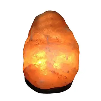 

Natural Shaped Rorate Himalayan Salt Lamp Air Purifier Crystal Salt Rock Bedside Lamp Night Light For Aisle Bedroom With EU-Plug