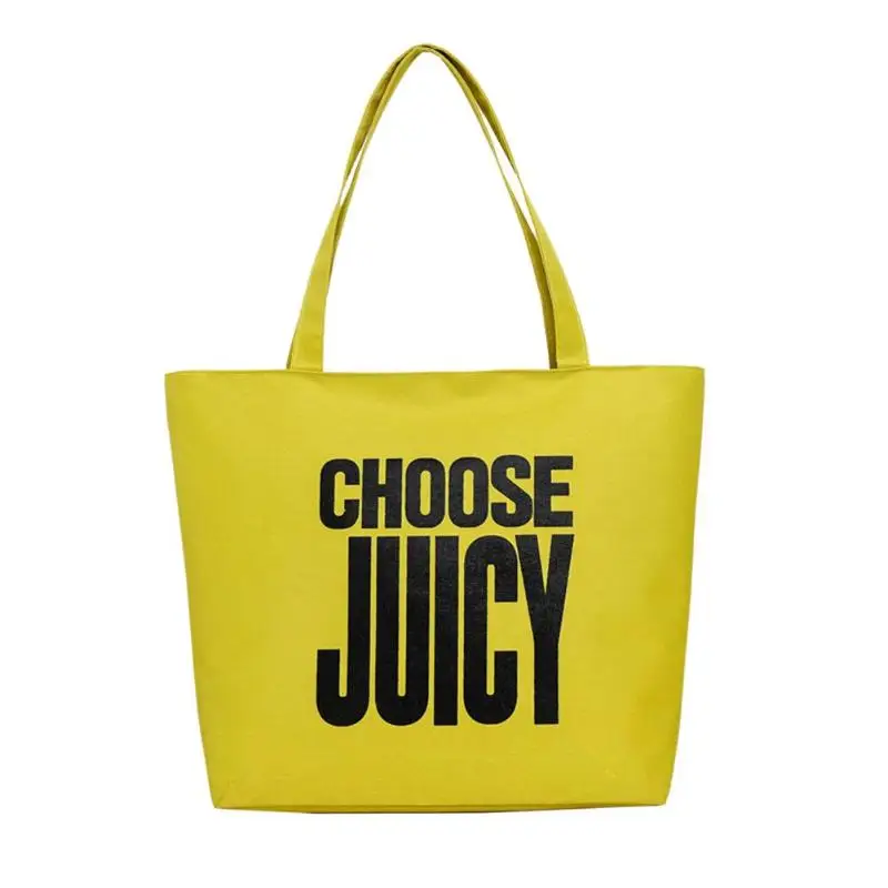 Женские сумки, тканевая Холщовая Сумка, Хлопковая сумка для шоппинга, путешествий, Женская Повседневная сумка на шнурке через плечо, сумки через плечо, bolsas de tela - Color: Yellow