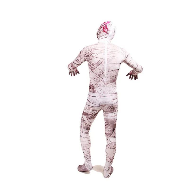 Фильм страшный Мумия Косплей Костюм для взрослых детей мужские костюмы мумии маска Zentai Badysuit спандекс костюм костюмы на Хэллоуин для женщин и мужчин