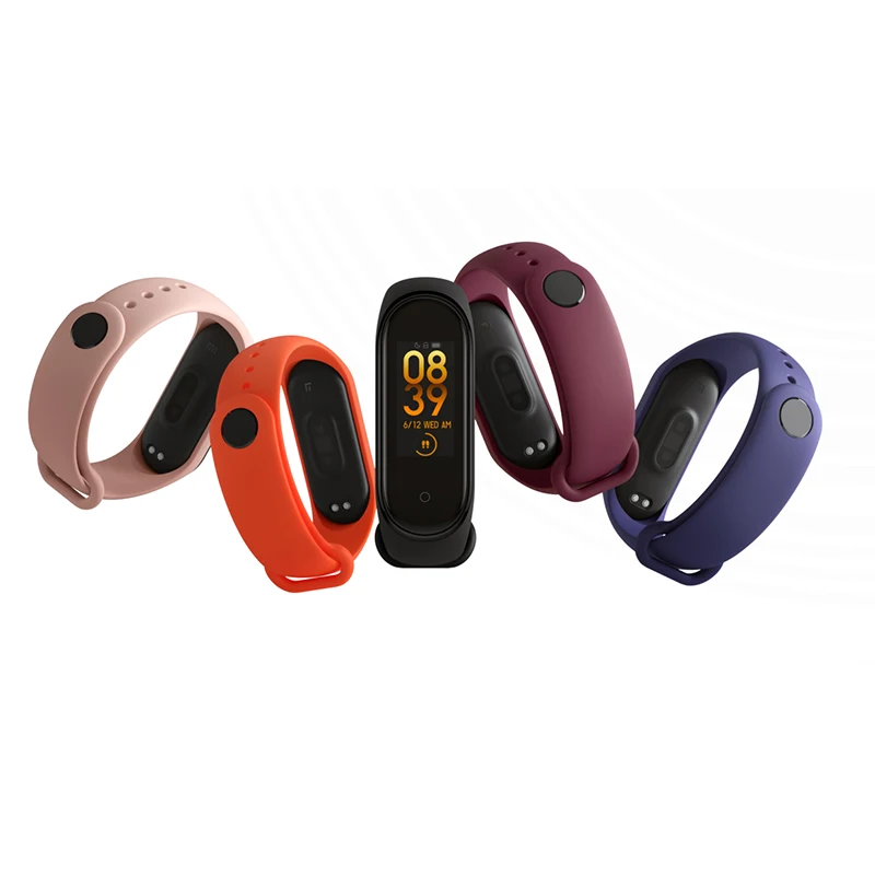 В наличии глобальная версия Xiaomi Mi Band 4 Smart Miband Водонепроницаемый Фитнес браслет с