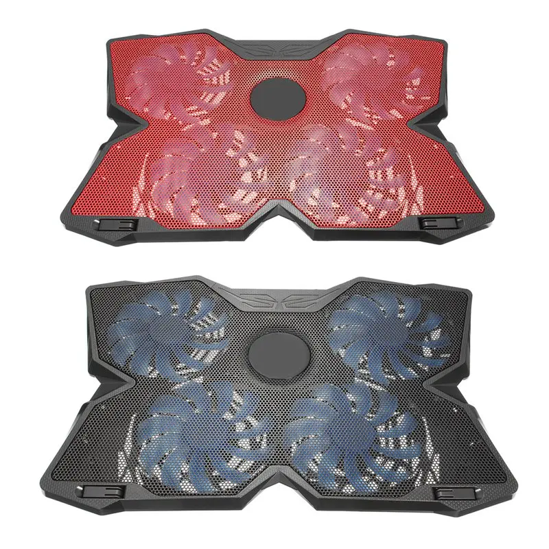 

New Strong Cool Air Extract Laptop Radiator Computer USB Cooling Pad Backlight Fan Stand For Laptop Notebook