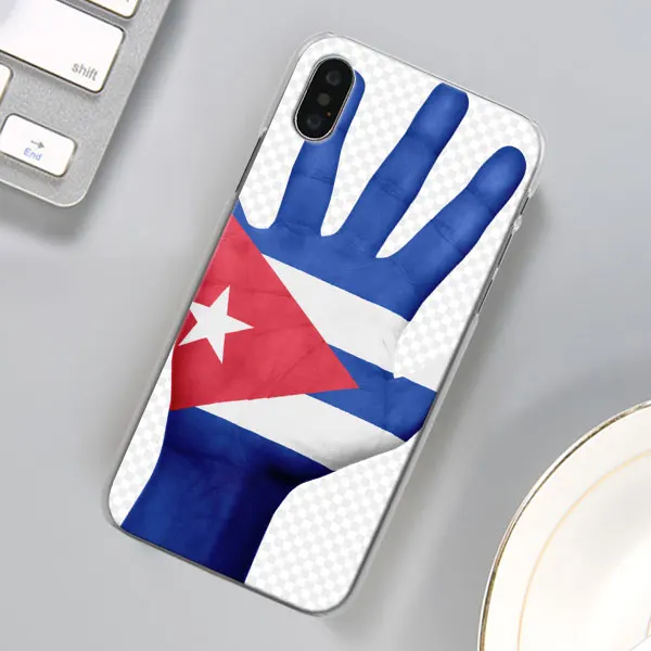 Cuba flag Phone Case for Apple iPhone X XR 7 8 Plus 6 6s Plus XS MAX 11 Pro Max SE Phone Case Coque - Цвет: 12