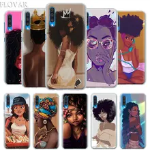 Красивые африканские курчавые девочек чехол для samsung Galaxy A30 A40 A50 A70 A6 A8 плюс A7 A9 M30 Футляр для телефона