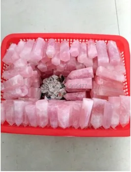 

2KG NATURAL ROSE QUARTZ CRYSTAL POINTS HEALING Wholesales
