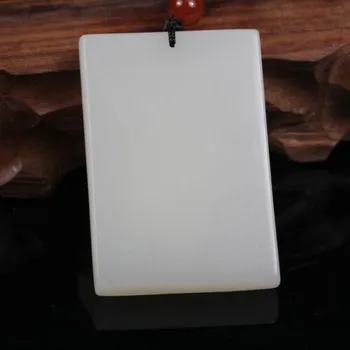 

Selling authentic Xinjiang Hetian jade pendant brand to brand All is well. suet white jade seed material listing Pendant