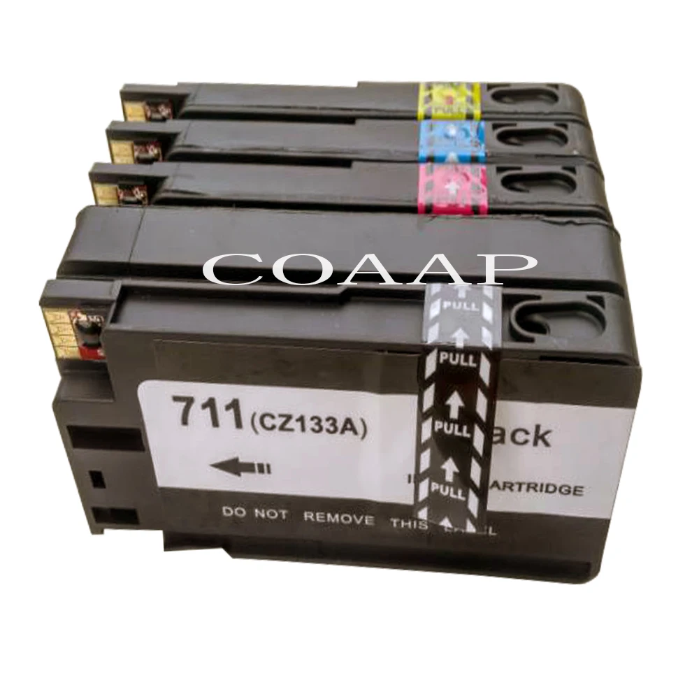 4 Compatible ink Cartridge for hp 711 BK C M Y for HP DesignJet T520 T120 For HP T 120 / 520