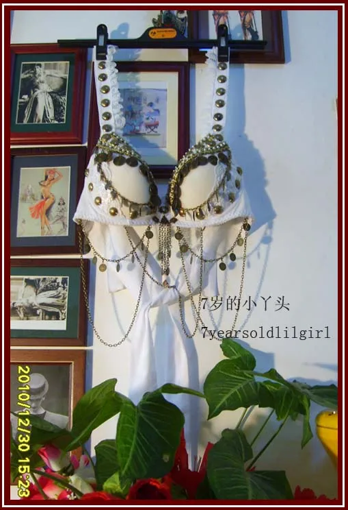 

Tribal belly dance bra B48